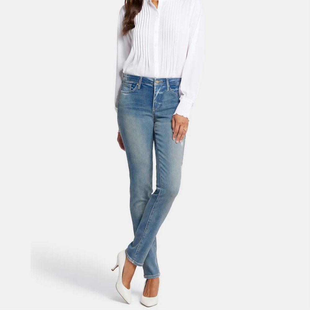 NYDJ Skinny Jean in Medium Wash Stretch Denim